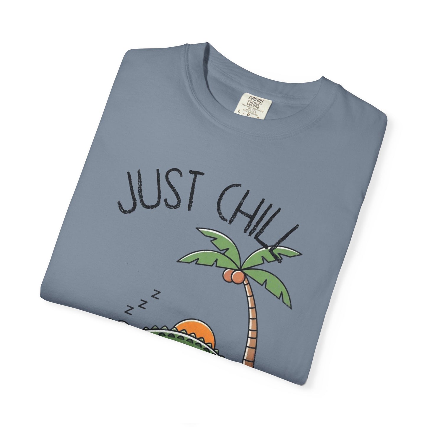 Just Chill Summer T-Shirt, 100% Ring-Spun Garment-Dyed Cotton