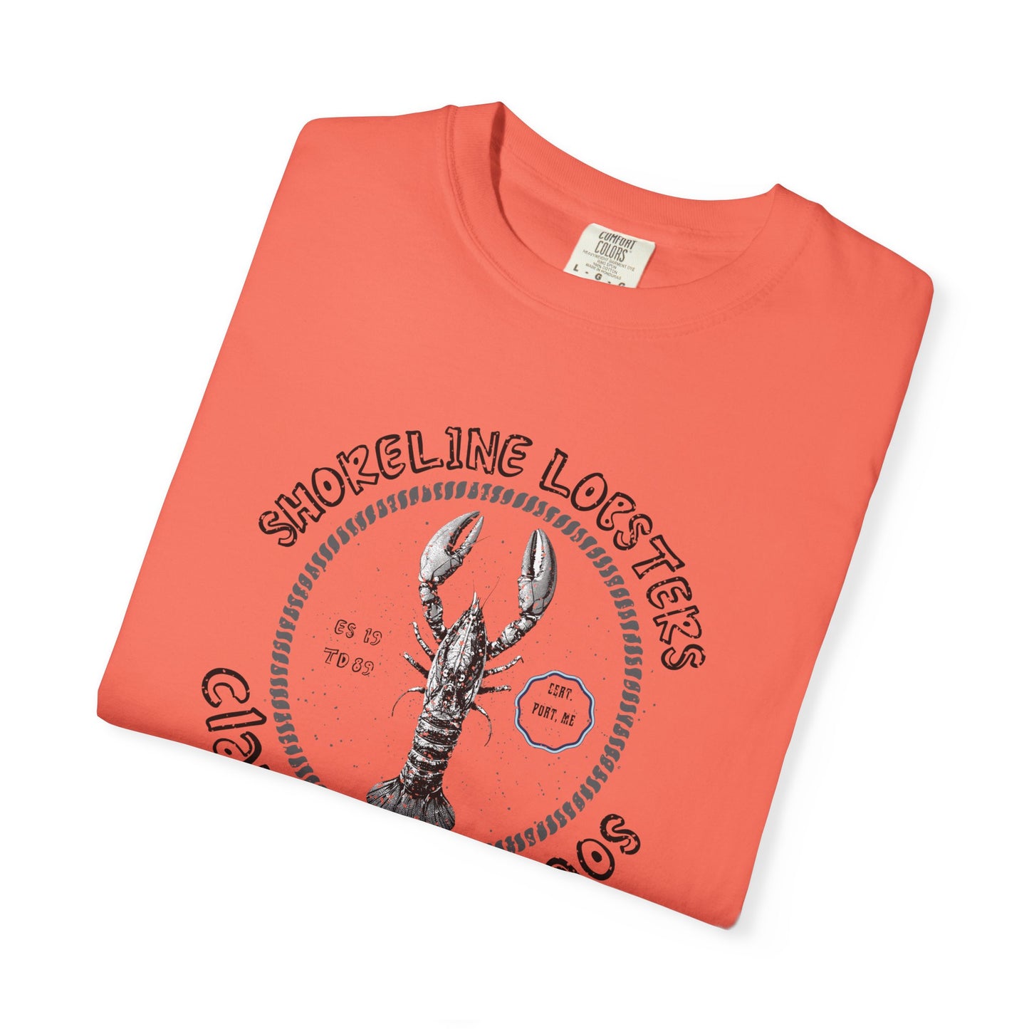 Claws And Chaos T-Shirt, 100% Ring-Spun Garment-Dyed Cotton
