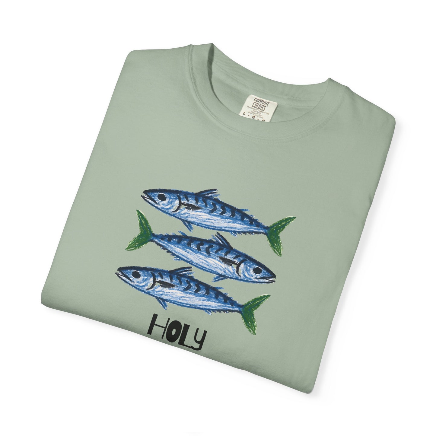 Holy Mackerel T-Shirt 100% Ring-Spun Garment-Dyed Cotton