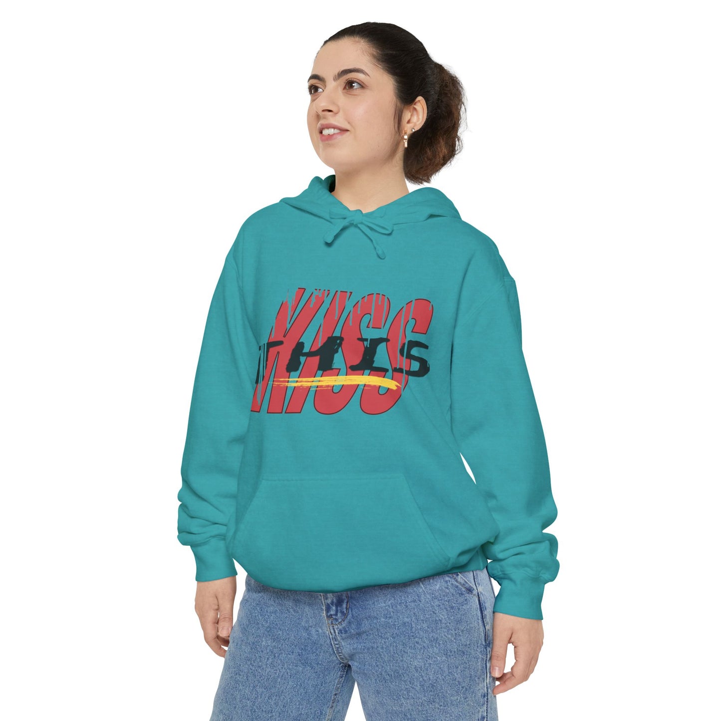Kiss This Ocean Cozy Graphic Hoodie, Cozy Casual Sweatshirt, Unisex Gift, Streetwear Comfort, Perfect for Gifting, Valentine's Day