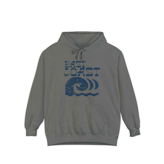 East Coast Waves, Garment-Dyed Unisex Hoodie