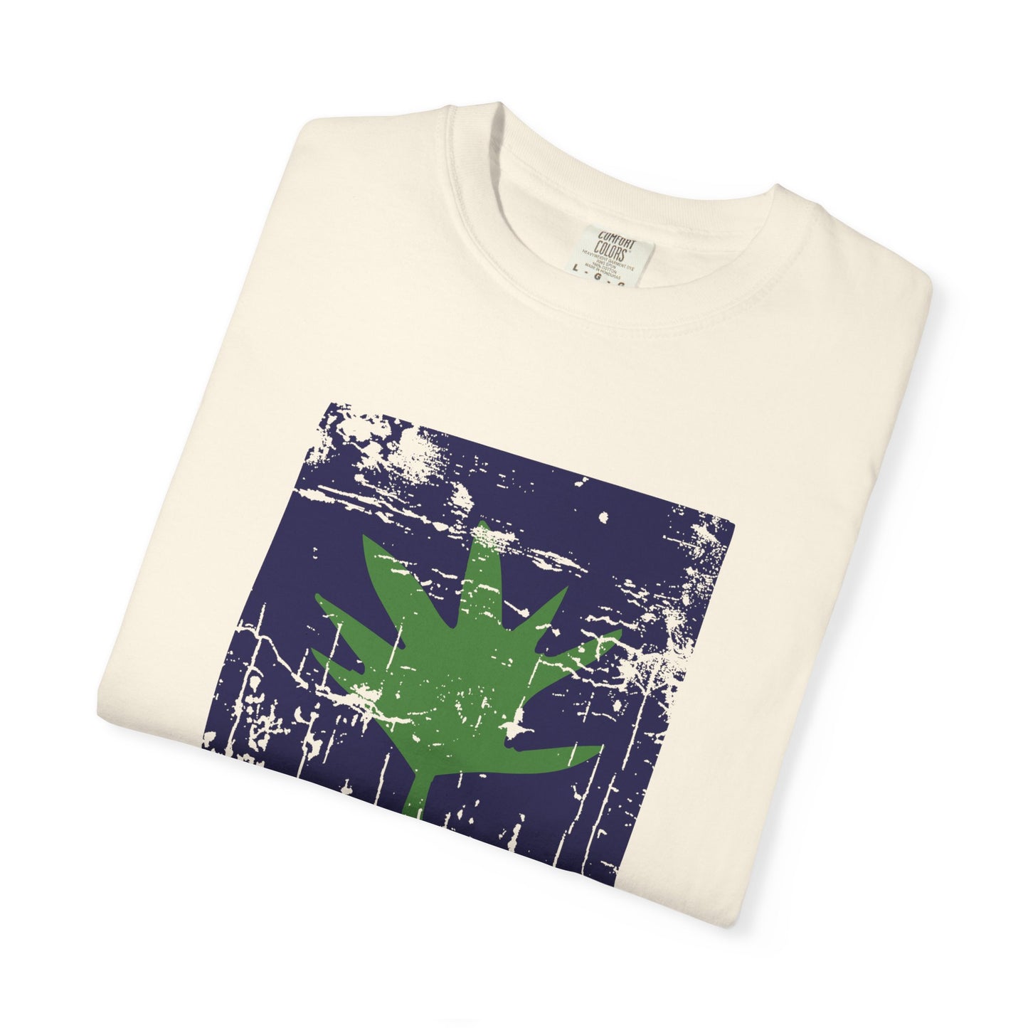 Nature-Inspired T-Shirt, Earth Day Garment-Dyed Apparel, Relaxed Fit Fashion