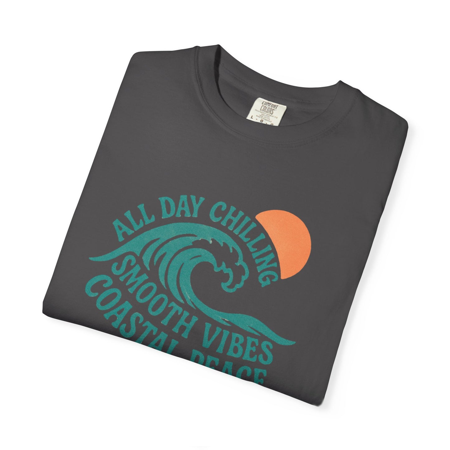Coastal Vibes T-Shirt, All Day Chill Tee, Unisex Beach Shirt, Summer Fashion Top, Relaxed T-Shirt for Vacation