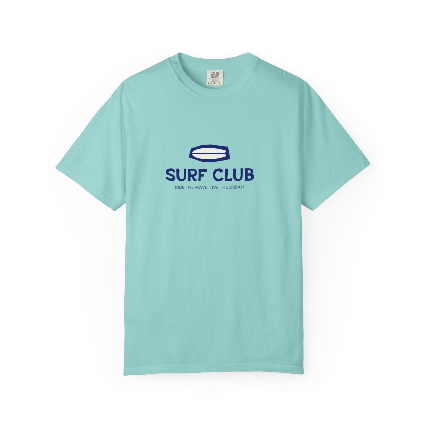 Surf Club Unisex Garment-Dyed T-shirt | Casual Beachwear, Summer Apparel, Surfing Gift, Vacation Outfit, Relaxed Fit