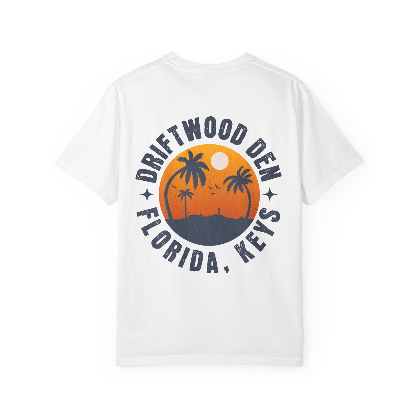 Driftwood Den Florida Keys T-Shirt, Beach Shirt, Summer Wear, Vacation Apparel, Gift for Travelers