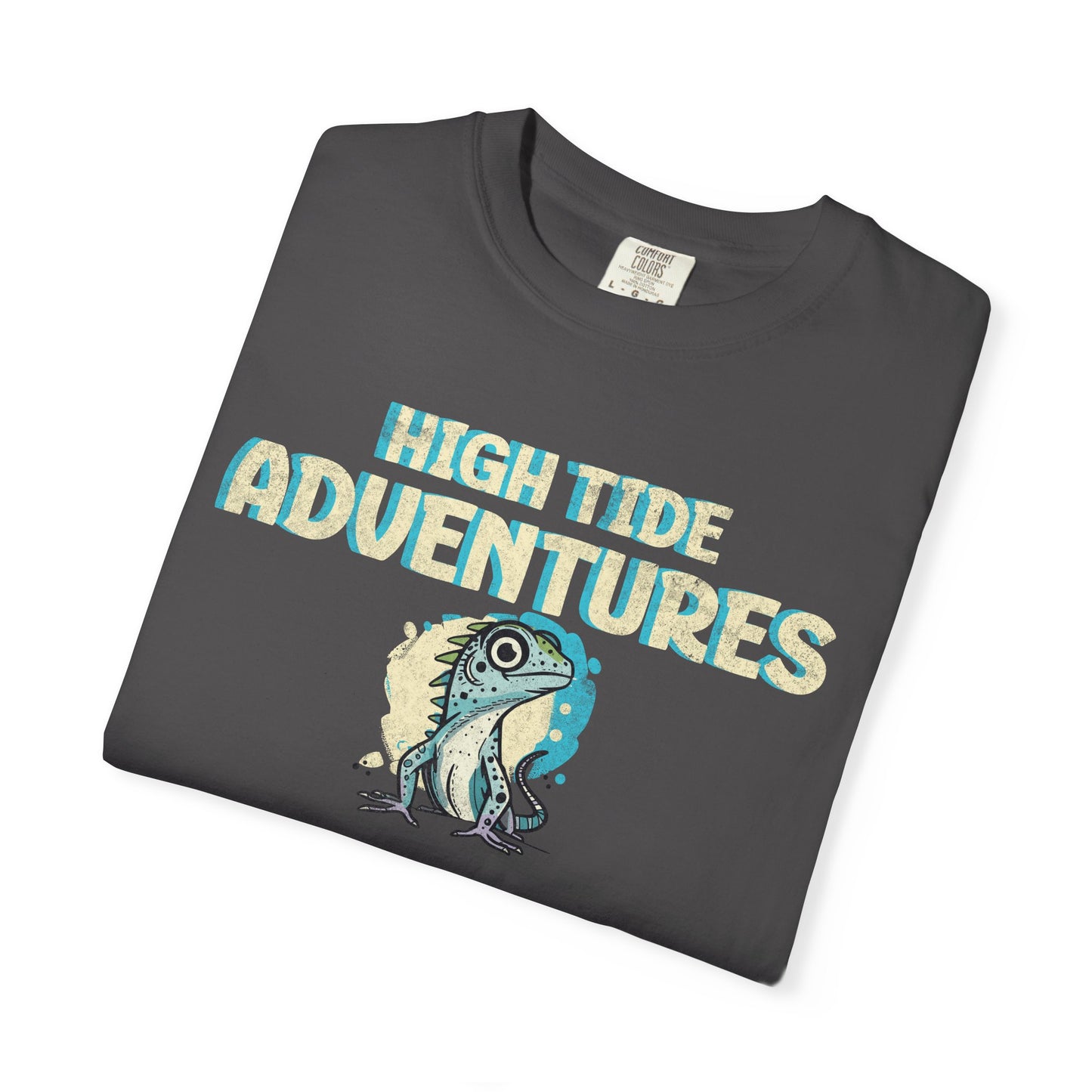 High Tide Adventures T-Shirt, 100% Ring-Spun, Garment-Dyed Cotton