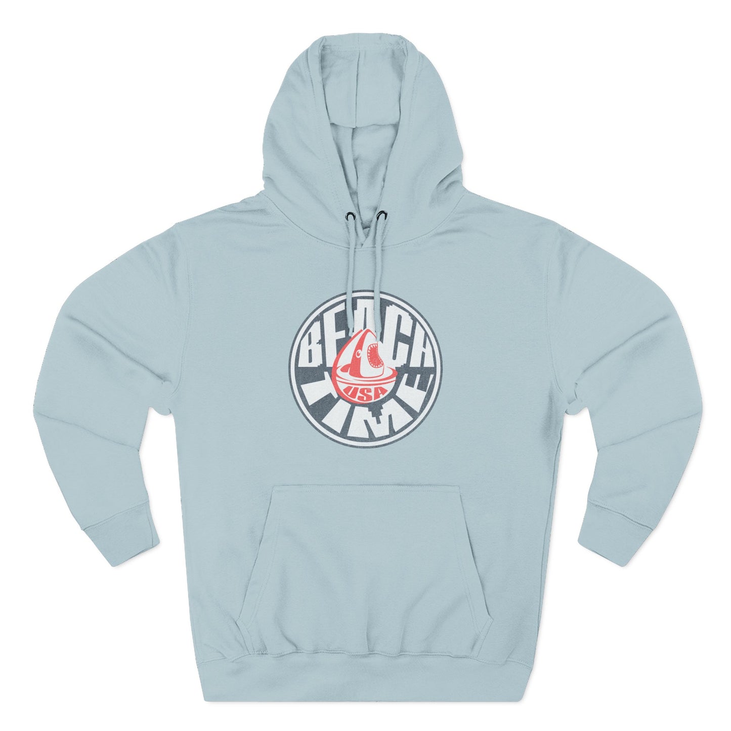 Sun Faded Beach Time Fleece Hoodie - Cozy Casual Wear for Beach Lovers, Perfect for Summer, Gift Idea, Unisex Hoodie, Everyday Comfort