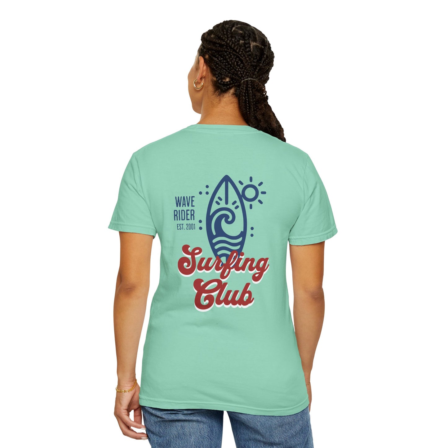 Wave Rider Surfing Club T-Shirt, Casual Unisex Tee, Beachwear, Surfing Gift, Summer Style, Outdoor Fun - Ocean Lover Apparel, Beach Life