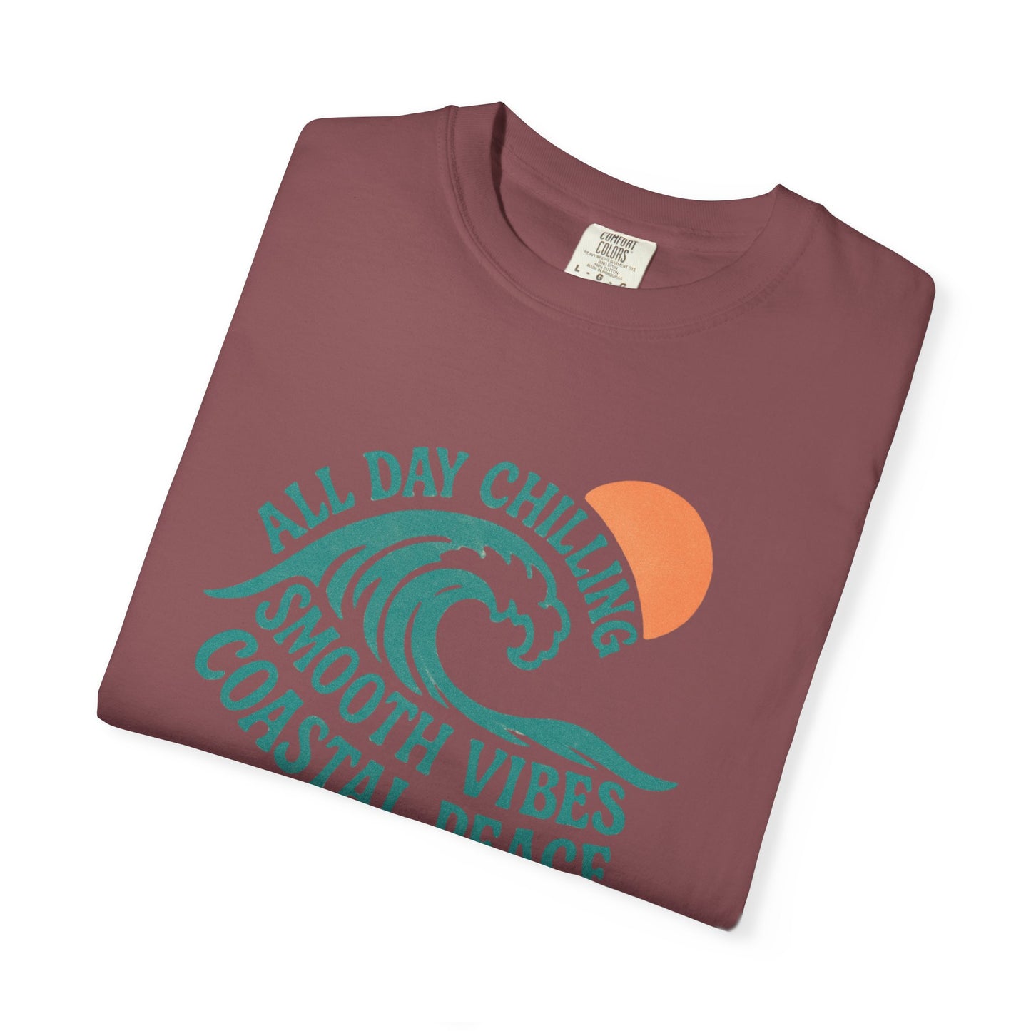 Coastal Vibes T-Shirt, All Day Chill Tee, Unisex Beach Shirt, Summer Fashion Top, Relaxed T-Shirt for Vacation