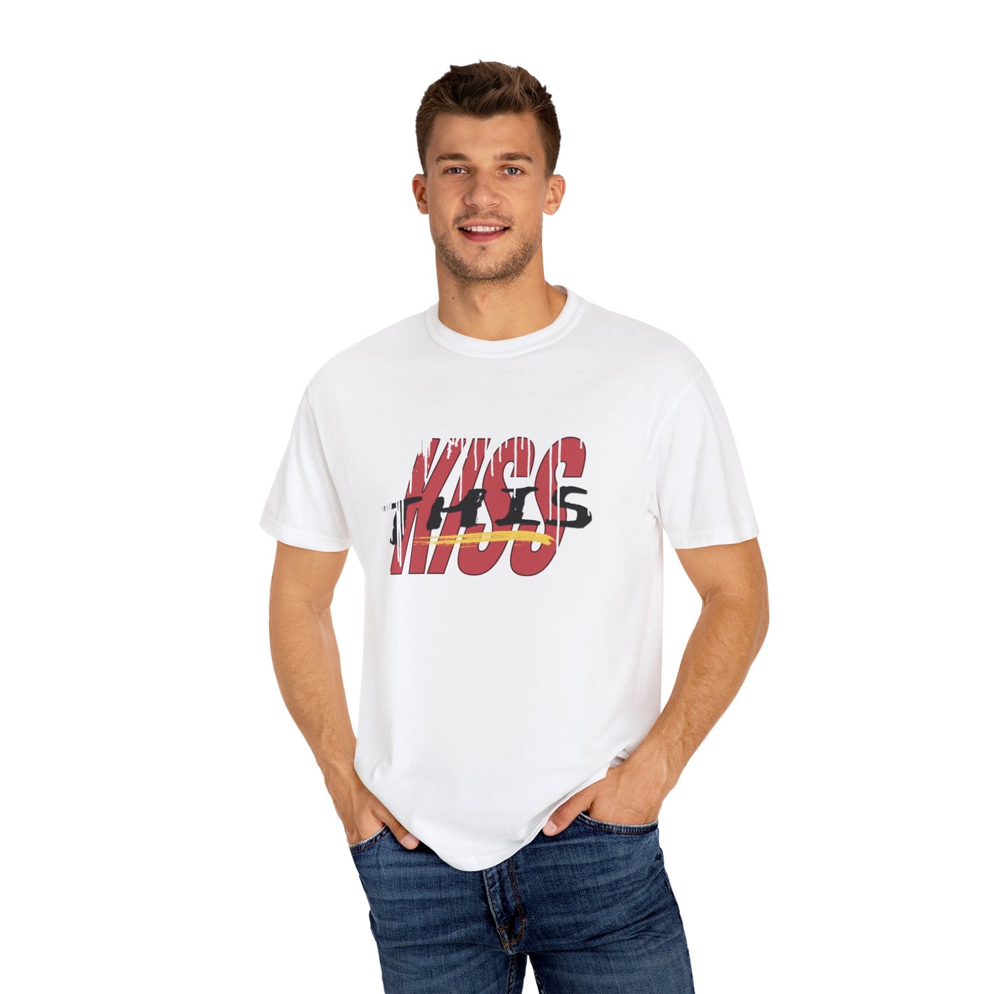 Kiss This Graphic Tee - Trendy T-Shirt for Casual Outfits, Gift for Friends, Weekend Wear, Everyday Comfort