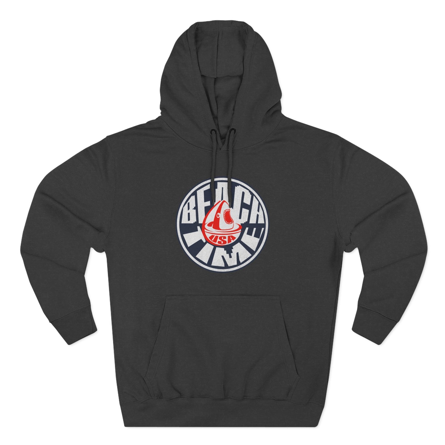 Sun Faded Beach Time Fleece Hoodie - Cozy Casual Wear for Beach Lovers, Perfect for Summer, Gift Idea, Unisex Hoodie, Everyday Comfort