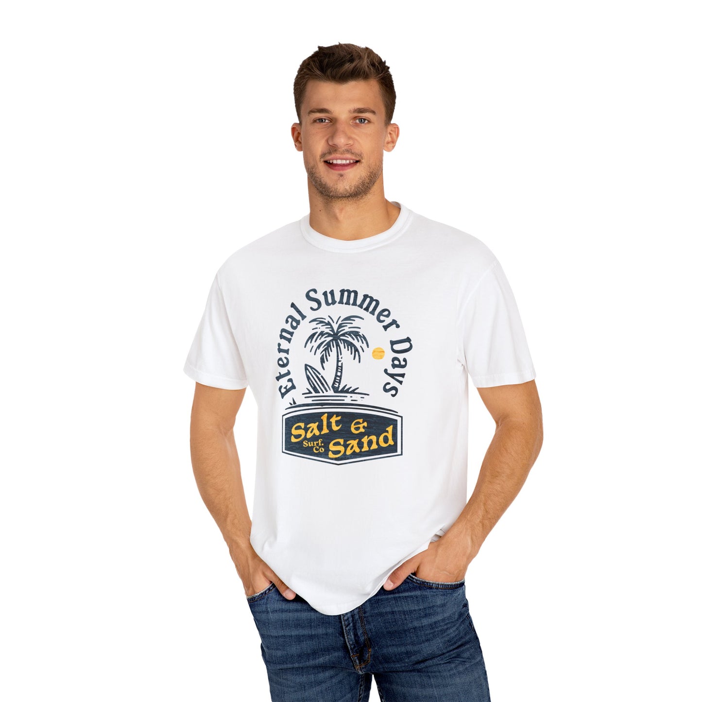 Eternal Summer Days T-Shirt, Beachwear Tee, Vacation Shirt, Unisex Summer Top, Gift for Beach Lovers