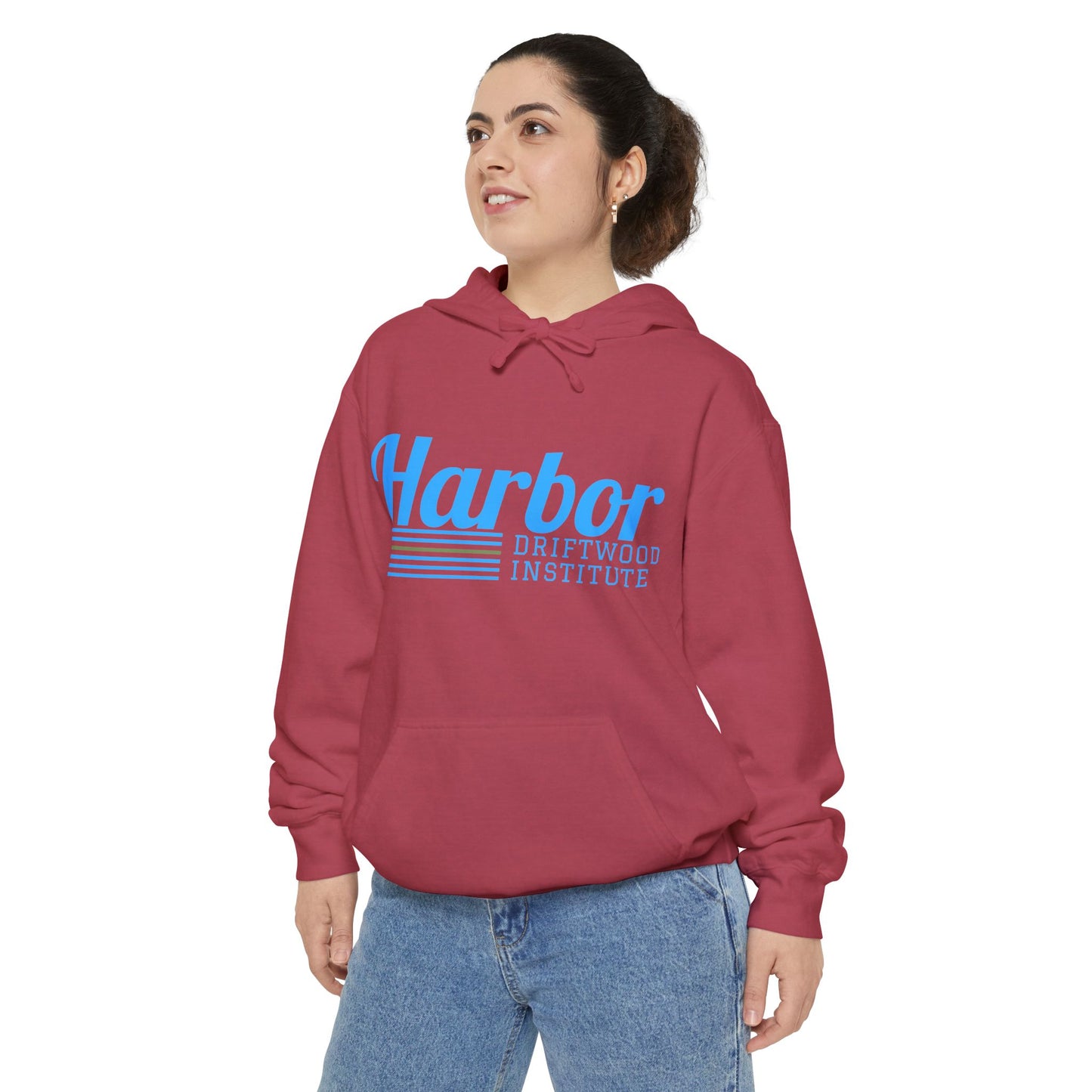 Harbor Driftwood Institute Hoodie | Cozy Unisex Sweatshirt, Casual Wear, Beach Vibes, Gift for Him/Her, Perfect for Fall & Winter