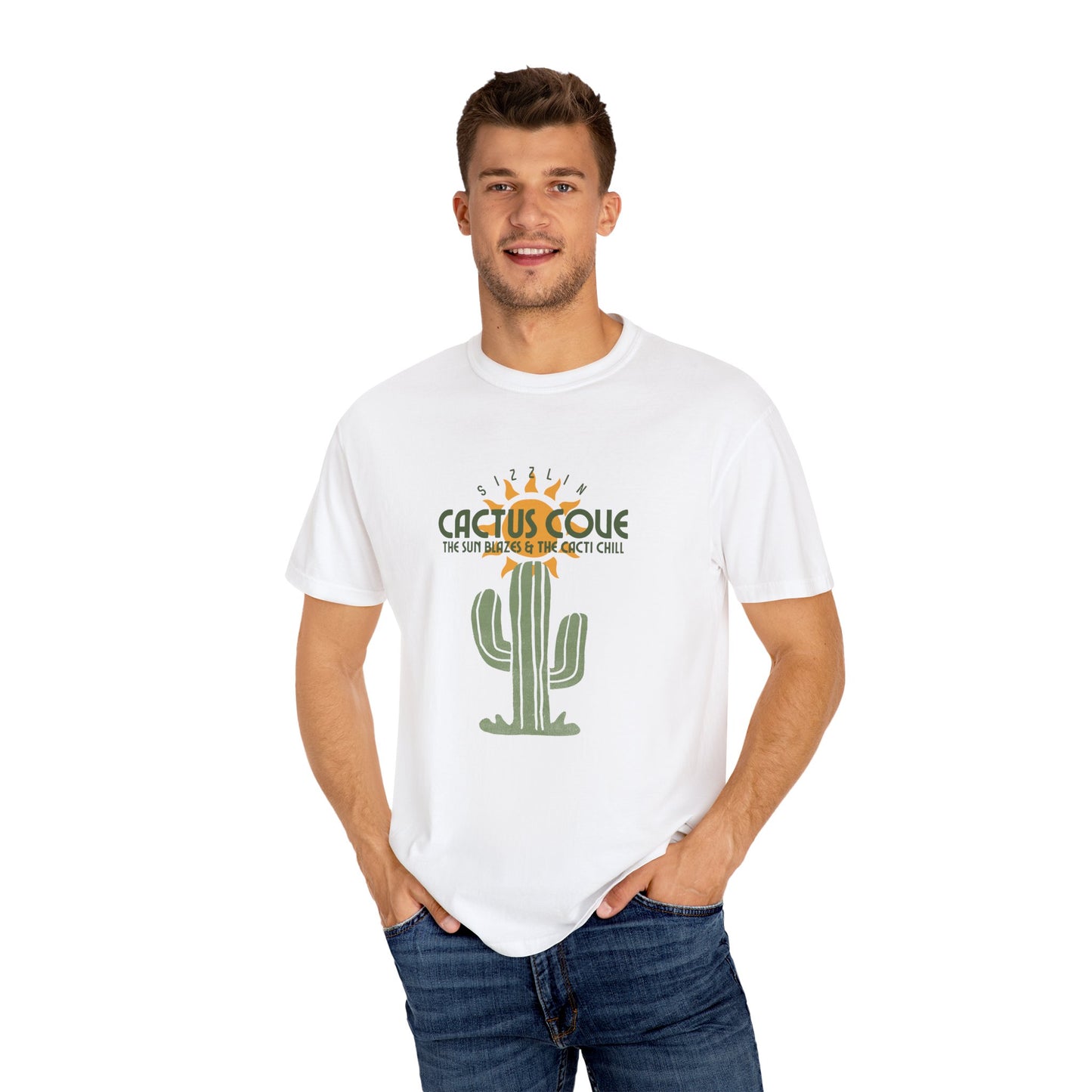 Cactus Cove T-Shirt, Fun Summer Tee, Unisex Casual Wear, Desert Vibe Shirt, Perfect Gift for Nature Lovers