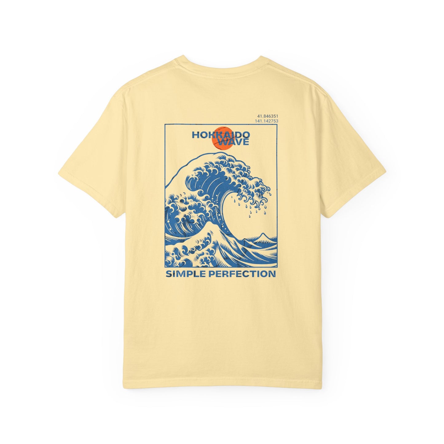 Hokkaido Wave Graphic Tee - Casual Unisex Shirt, Eco-Friendly Apparel, Summer Outfit, Beach Wear, Gift for Ocean Lovers