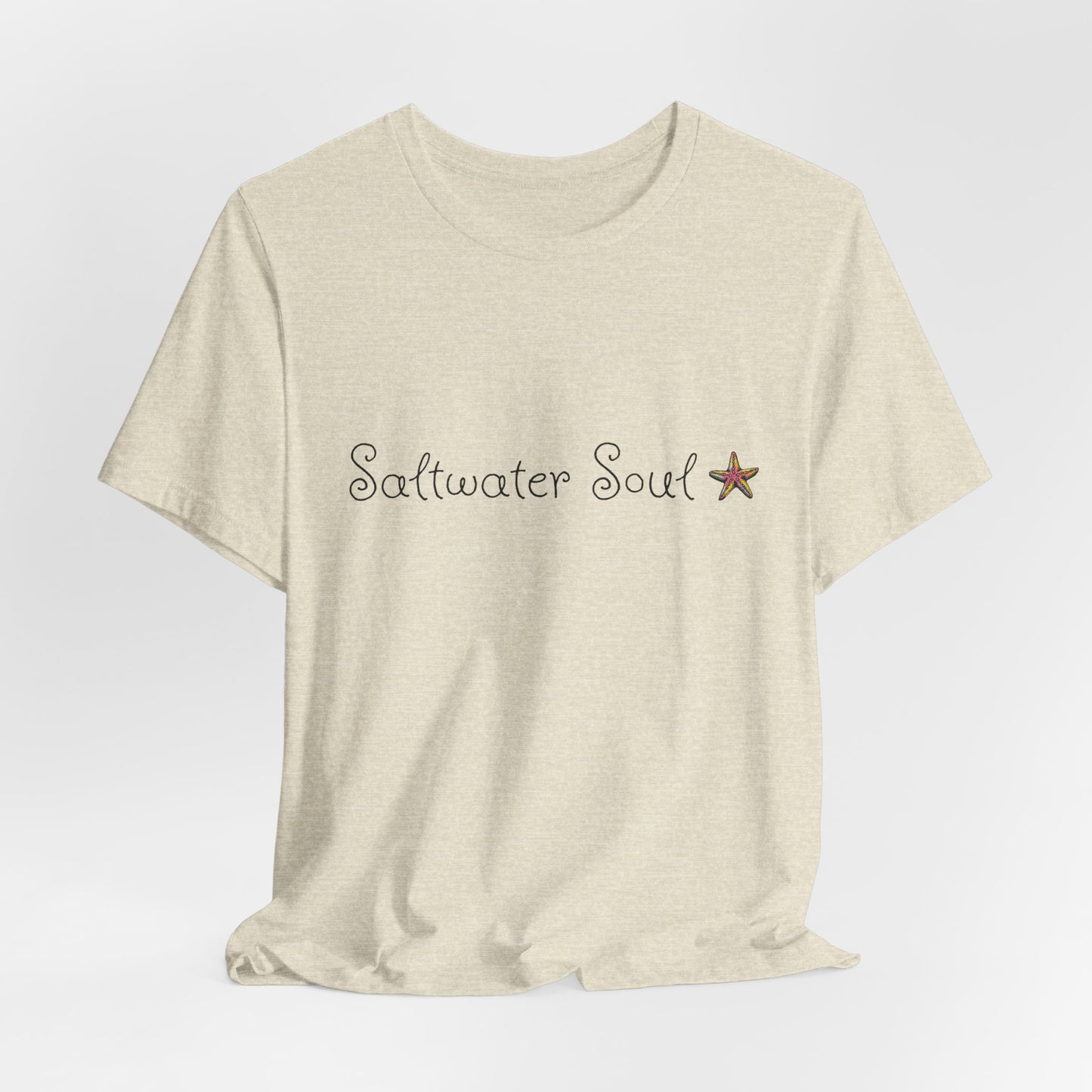 Saltwater Soul Unisex Casual Summer Tee Shirt, Beachwear, Gift for Travelers, Vacation Outfit, Relaxed Style, Trending Store, Cool T-Shirt