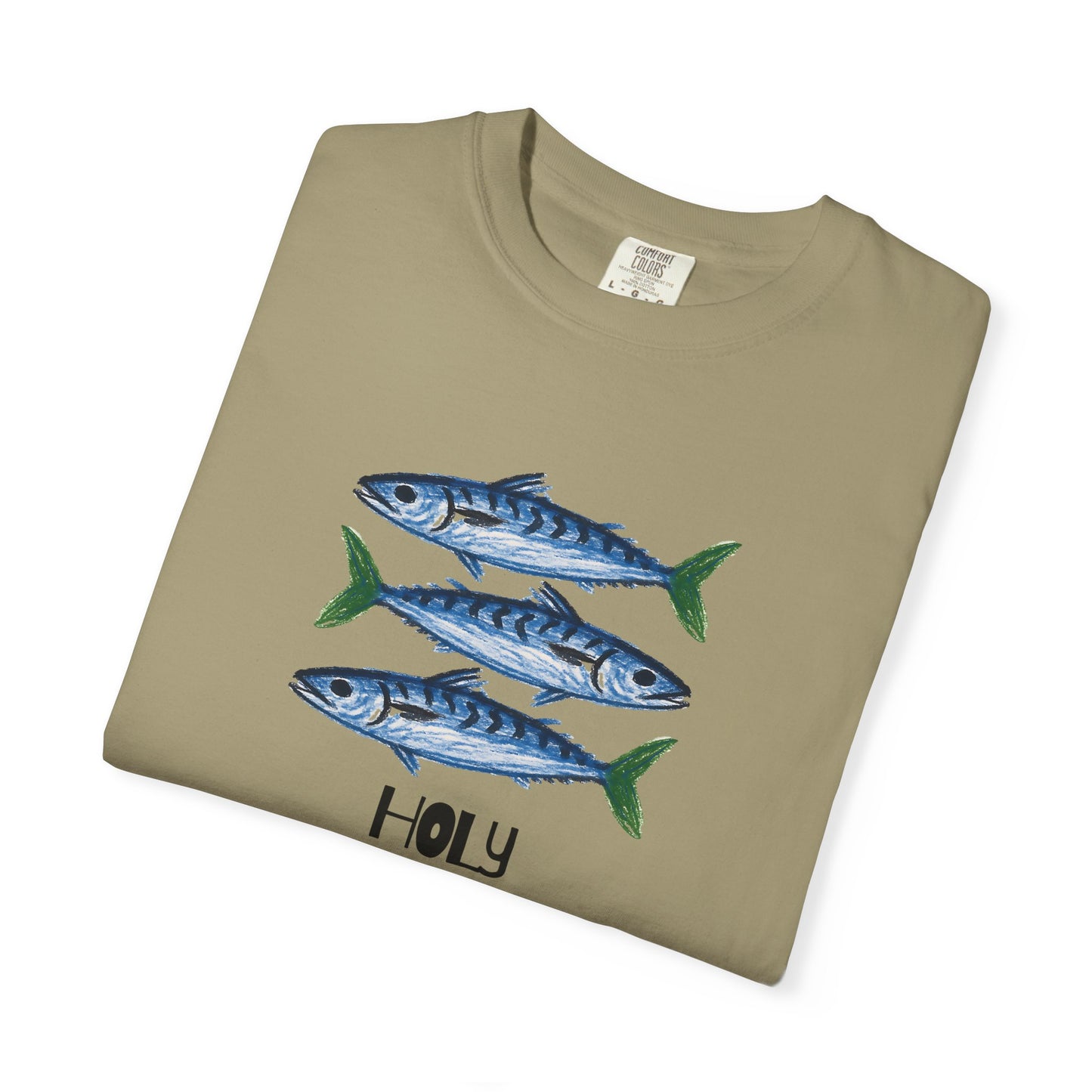 Holy Mackerel T-Shirt 100% Ring-Spun Garment-Dyed Cotton