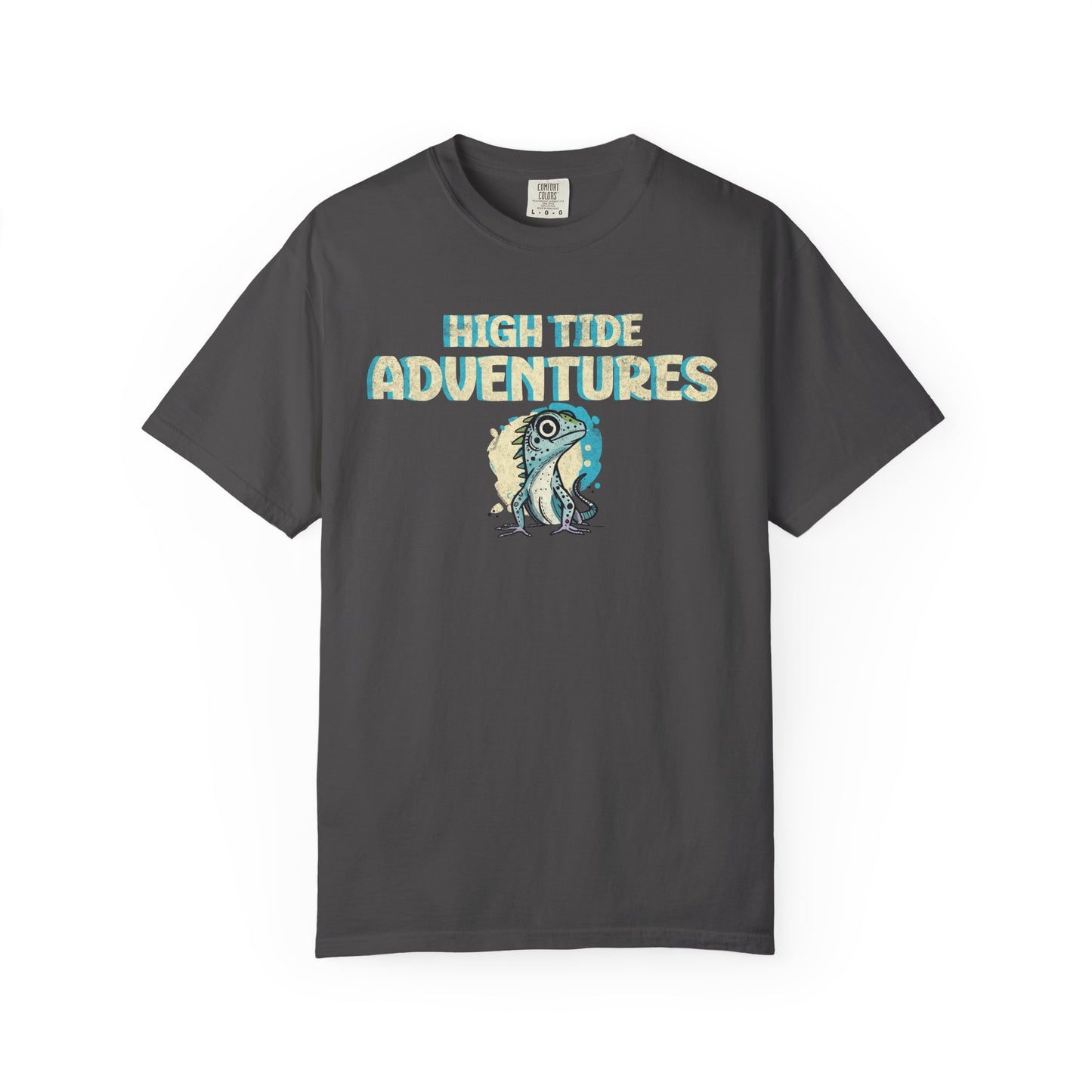 High Tide Adventures T-Shirt, 100% Ring-Spun, Garment-Dyed Cotton