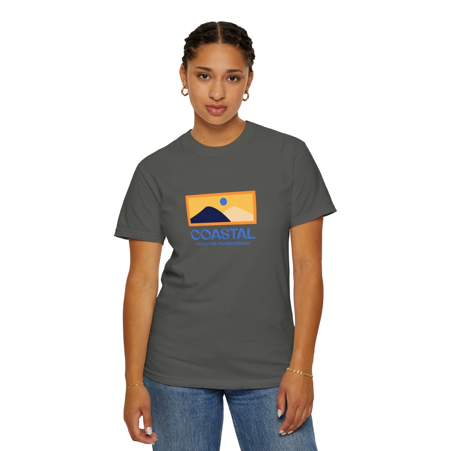 Coastal Nature Masterpiece T-Shirt, Beach Vibes Shirt, Summer Apparel, Gift for Nature Lovers, Casual Everyday Top