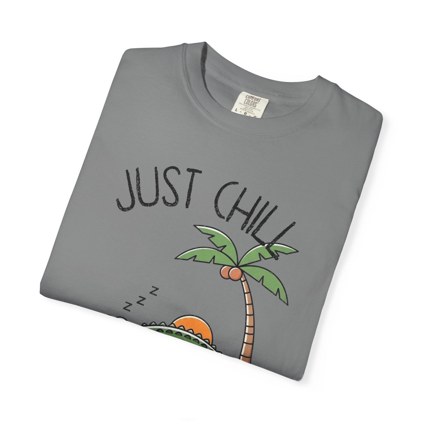 Just Chill Summer T-Shirt, 100% Ring-Spun Garment-Dyed Cotton