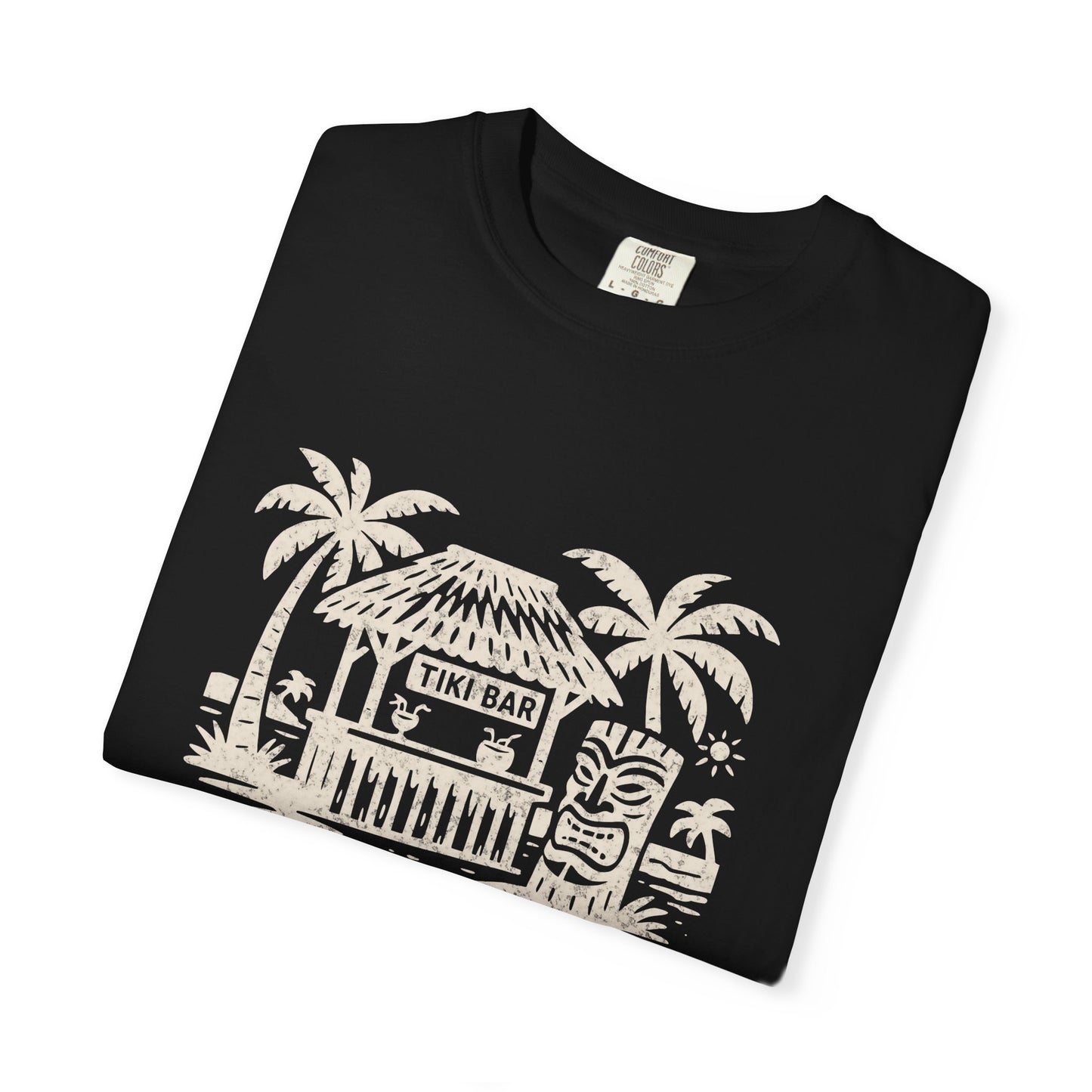 Tropical Tiki Bar Tee - Relaxed Vibes, Vacation Wear, Beach Party Essentials, Summer Gift, Casual Outing Top