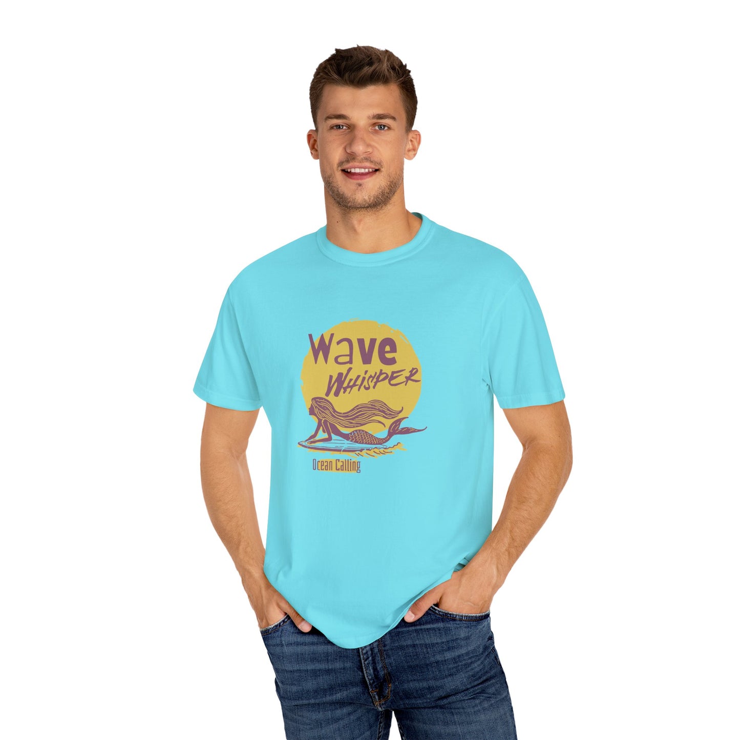 Mermaid Wave T-Shirt - Coastal Vibe, Ocean Lover Gift, Summer Casual Wear, Beach Day Essential, Graphic Tee with Quote