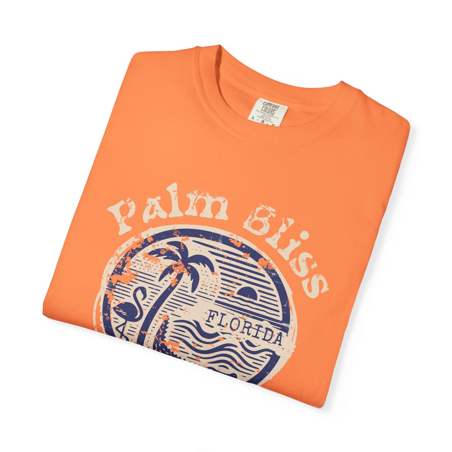 Palm Bliss Wildlife Graphic Tee, Fun Casual Shirt, Florida Palm Bliss Art, Summer Outfit, Beach Vacation Wear, Gift for Nature Lovers