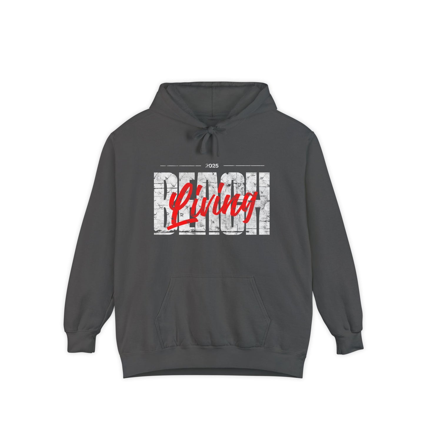 Beach Living Vibes Unisex Hoodie for Relaxed Days, Summer Apparel, Gift for Him/Her, Casual Wear, Beach Trip Essential
