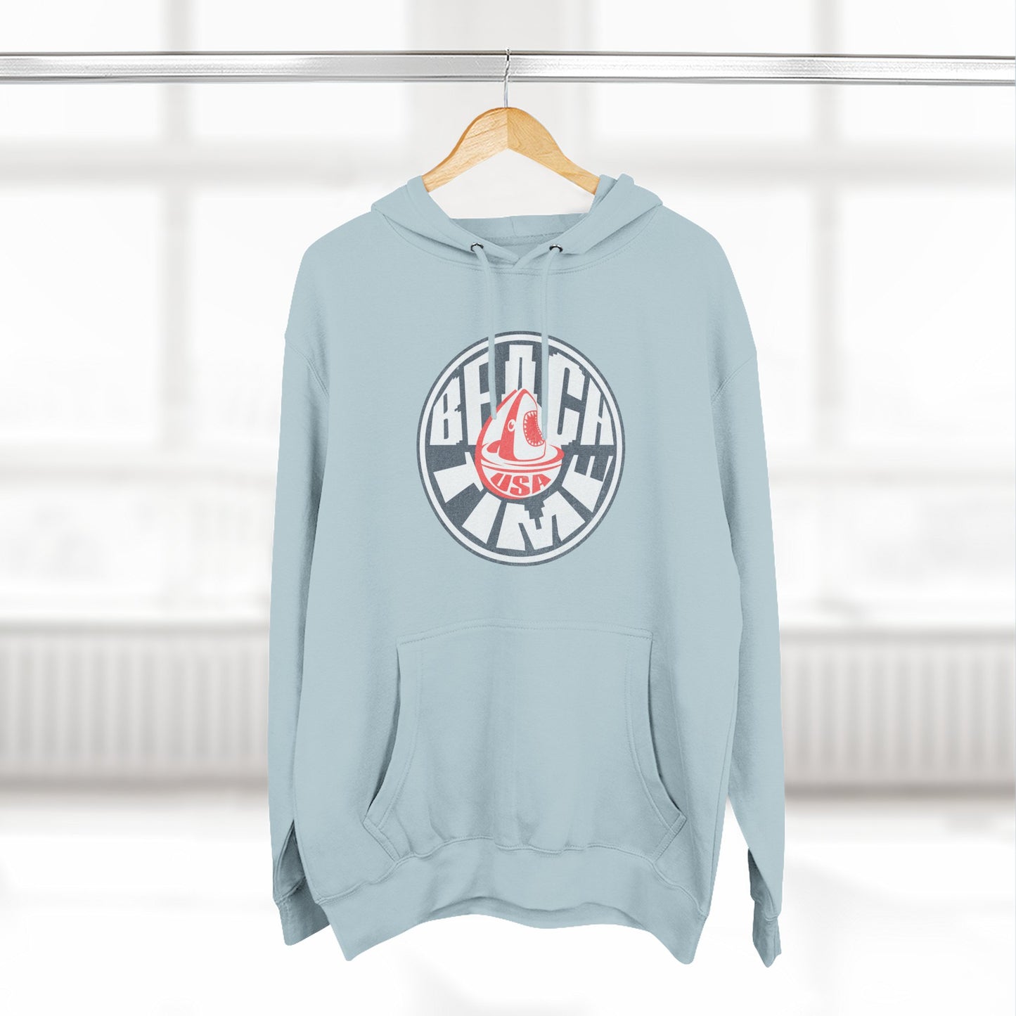 Sun Faded Beach Time Fleece Hoodie - Cozy Casual Wear for Beach Lovers, Perfect for Summer, Gift Idea, Unisex Hoodie, Everyday Comfort