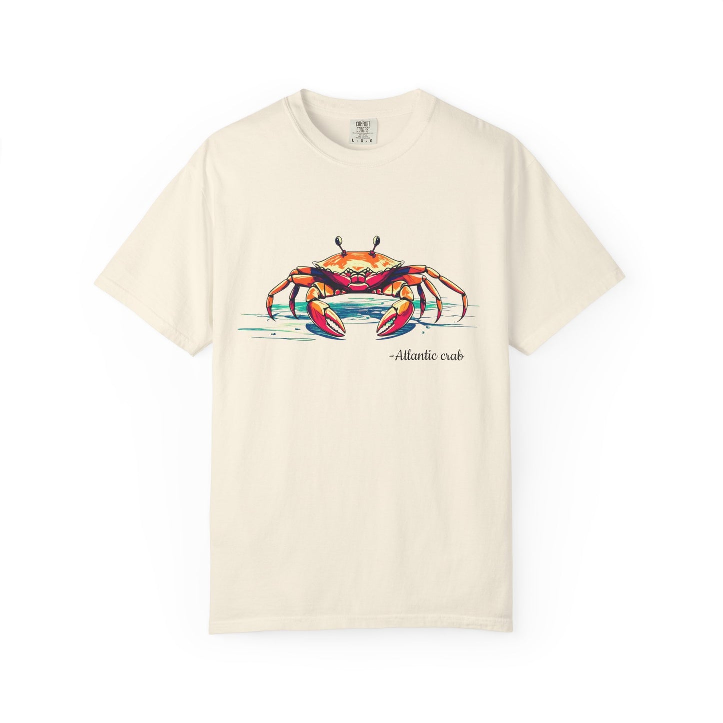 Atlantic Crab Graphic T-Shirt, 100% Ring-Spun Garment-Dyed Cotton
