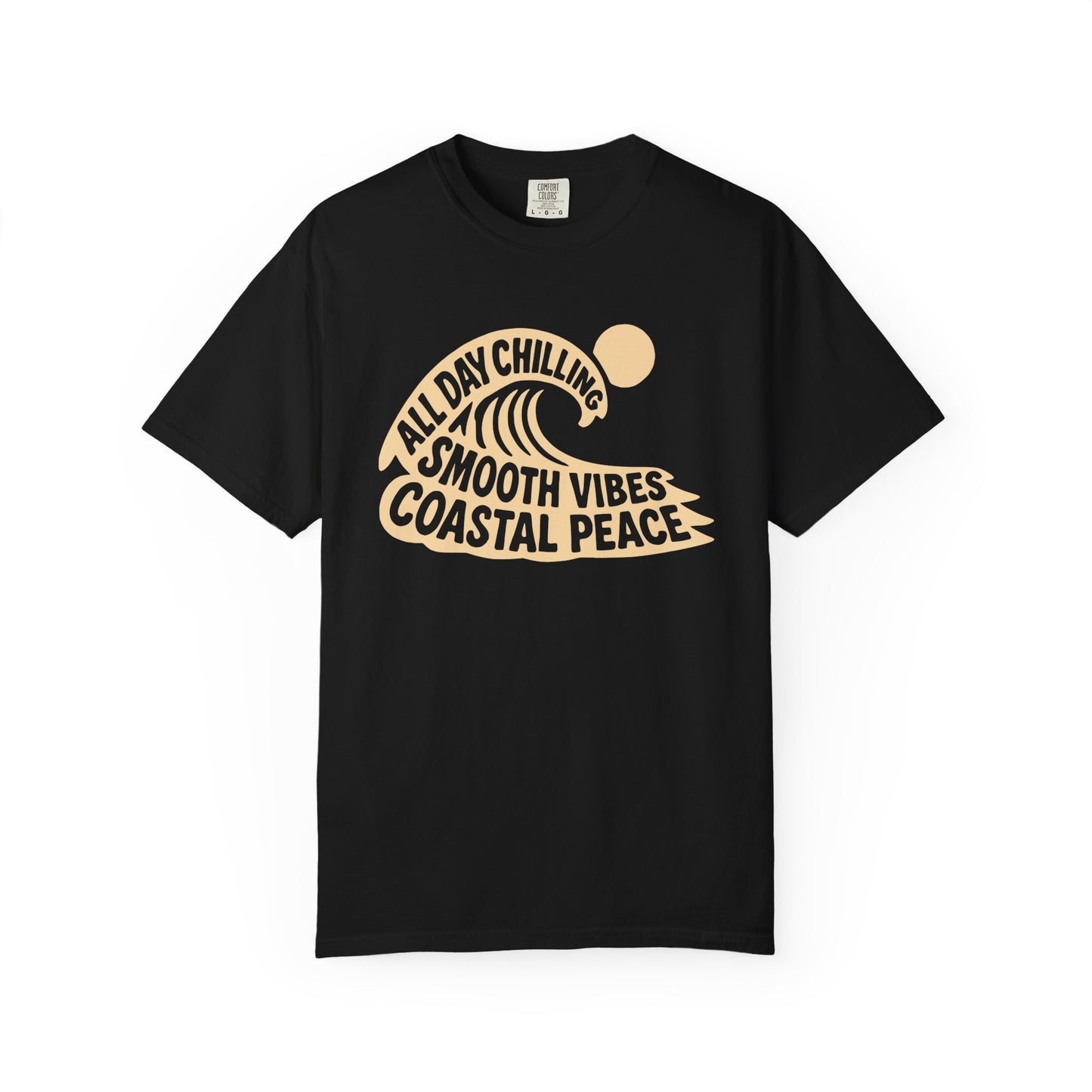 Coastal Vibes T-Shirt - Relaxed Beachy Tee, Unisex Summer Shirt, Chill Wave Tee, Perfect for Vacations, Gift for Ocean Lovers