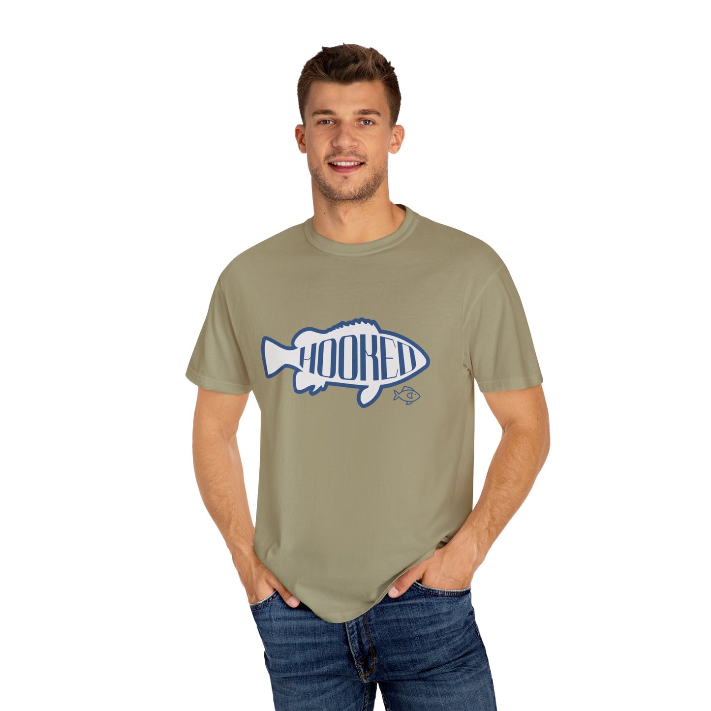 Hooked Fishing T-Shirt, Unisex Apparel, Summer Outdoor Wear, Gift for Fishermen, Casual Everyday Tee, Cool Graphic Shirt