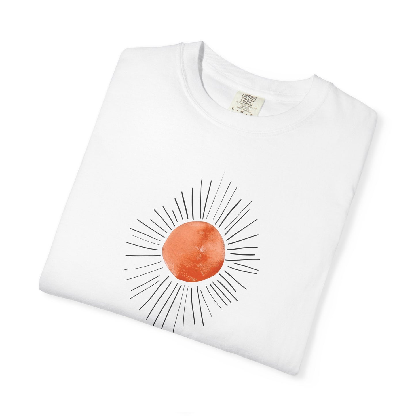 Summer Vibes T-shirt, 100% Ring-Spun Garment-Dyed Cotton