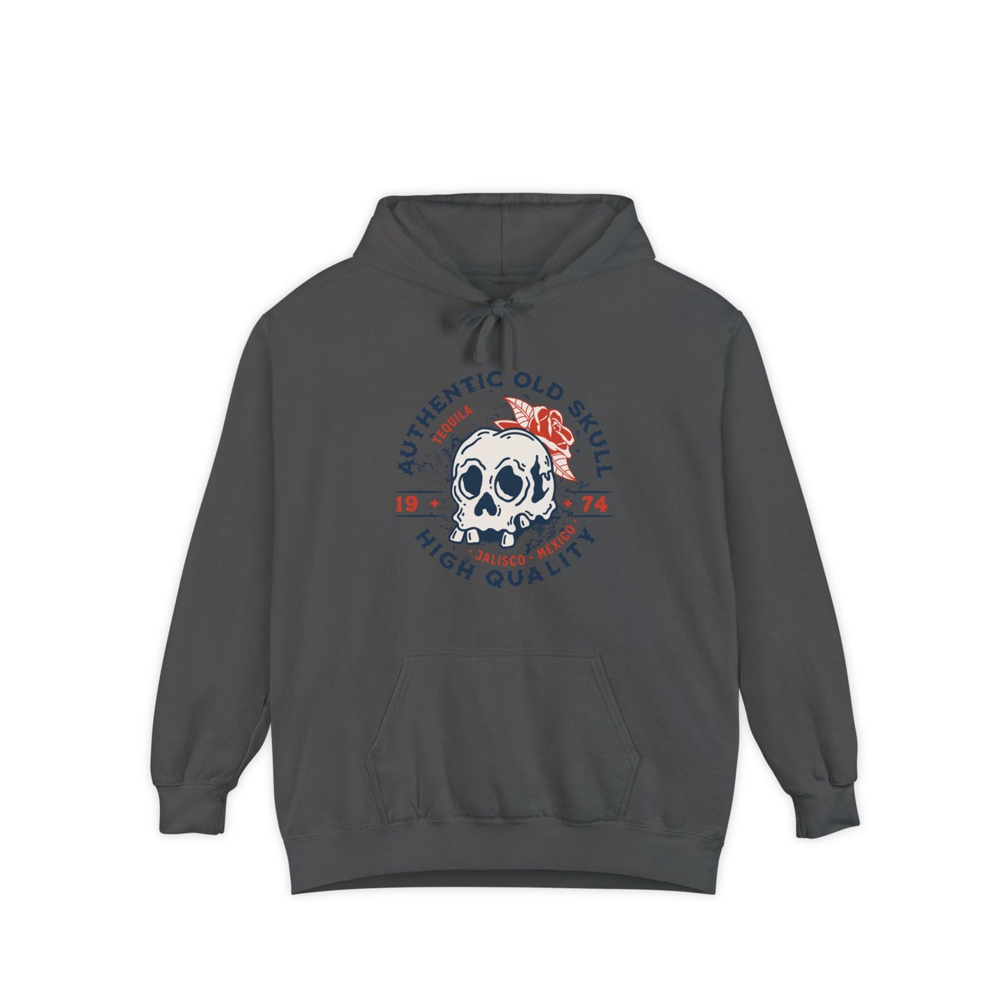 Skull Tequila Unisex Hoodie - Vintage Style, Comfortable, Ideal for Casual Outings, Gifts, Everyday Wear, Holiday Apparel