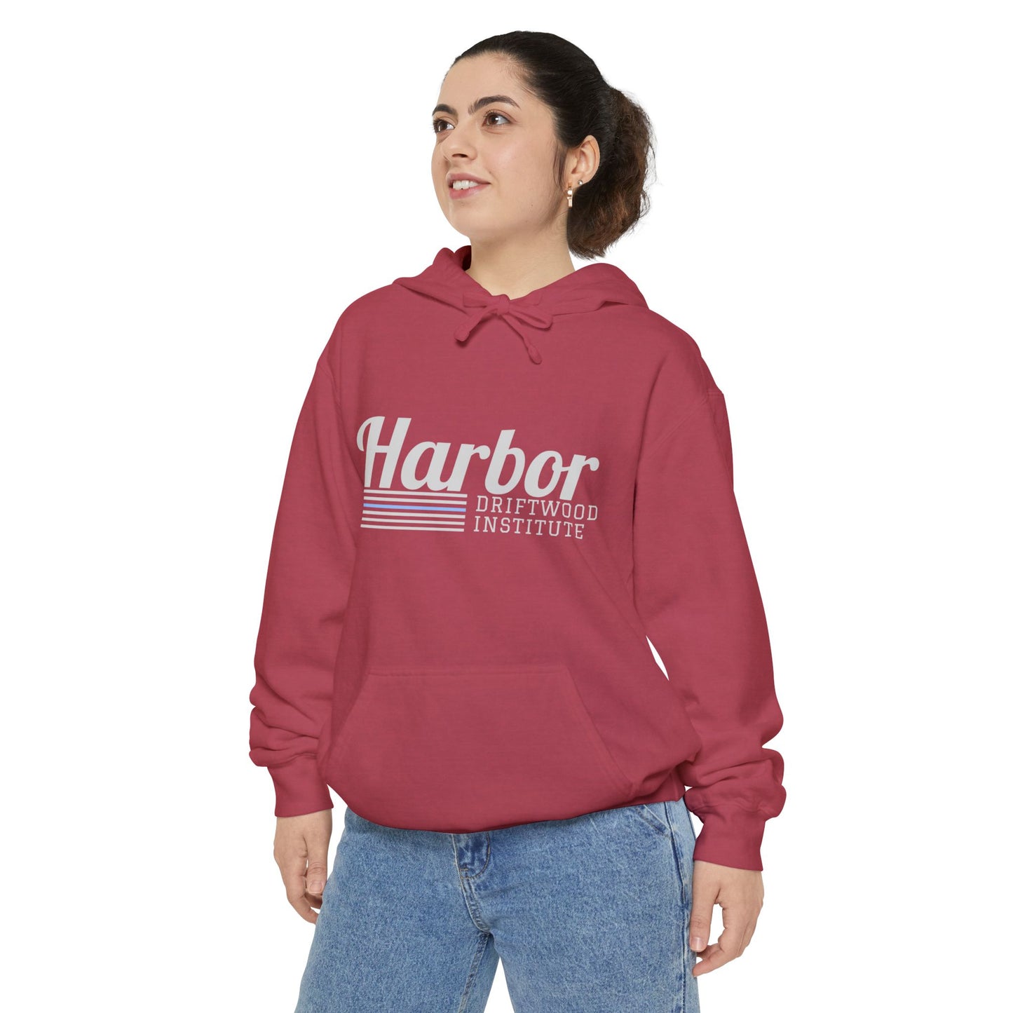 Driftwood Harbor, Cozy Garment-Dyed Hoodie for Relaxed Vibes | Perfect for Gift Giving, Casual Wear, Outdoor Adventures, and Coastal Living