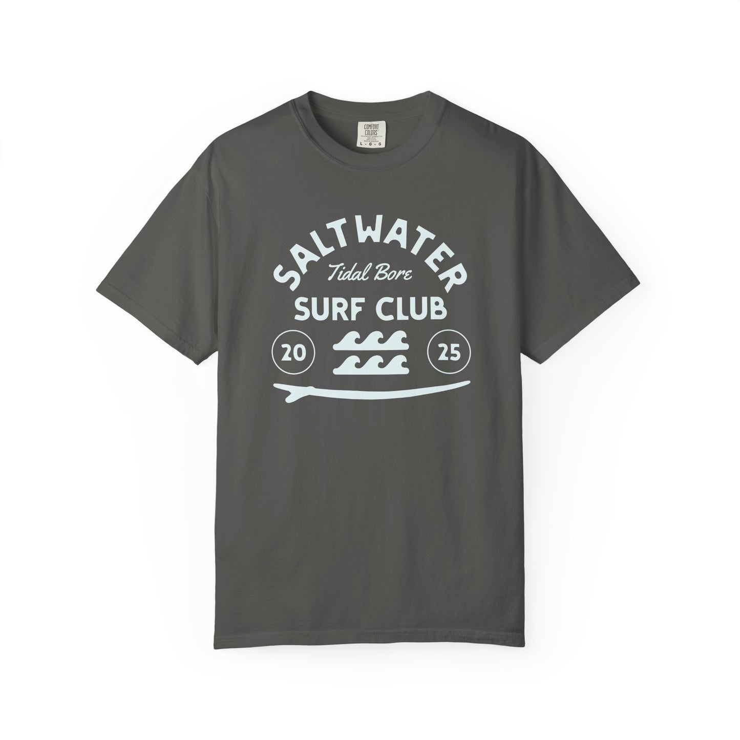 Surf Club Unisex T-Shirt, Eco-Friendly Tee, Beachwear, Casual Summer Apparel, Gift for Surfers, Coastal Vibe