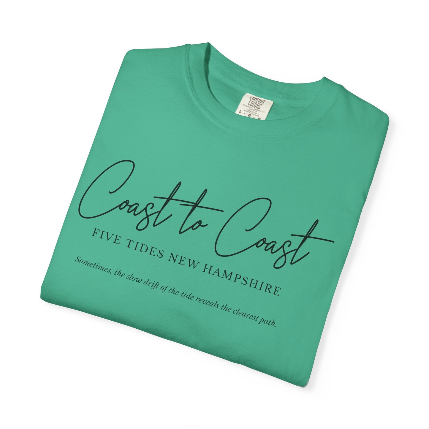 Coast to Coast T-Shirt, 100% Ring-Spun Garment-Dyed Cotton