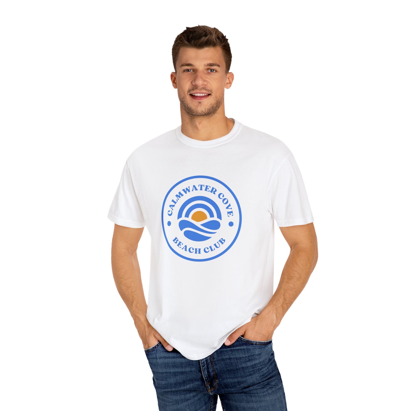 Unisex Beach Club T-Shirt, Summer Apparel, Coastal Style Tee, Gift for Beach Lovers, Vacation Essential Top