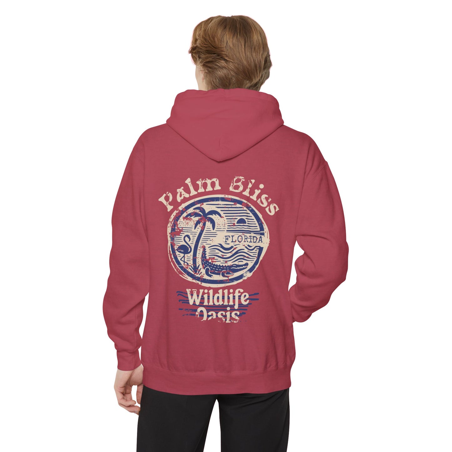Palm Bliss Cozy Hoodie - Palm Bliss Design, Unisex Casual Pullover, Perfect for Nature Lovers, Gift for Outdoor Enthusiasts, Travel