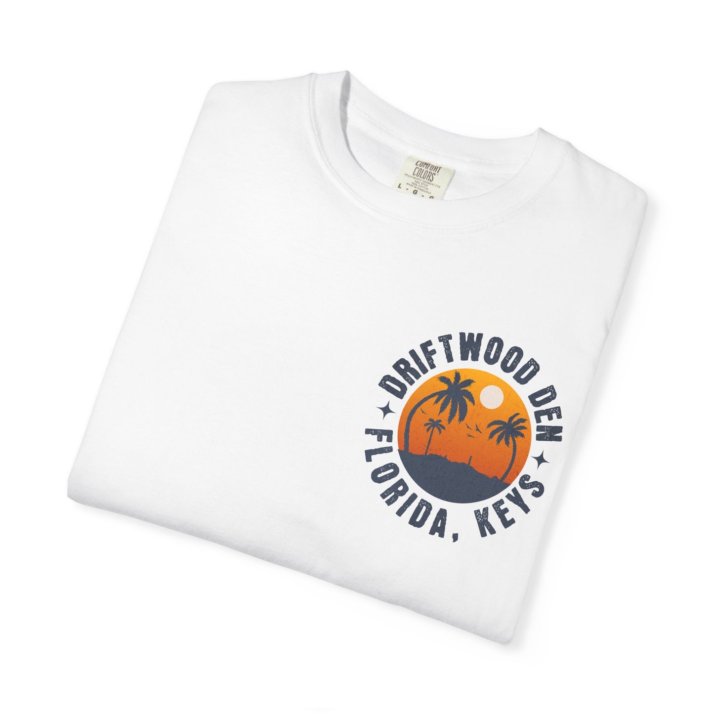 Driftwood Den Florida Keys T-Shirt, Beach Shirt, Summer Wear, Vacation Apparel, Gift for Travelers