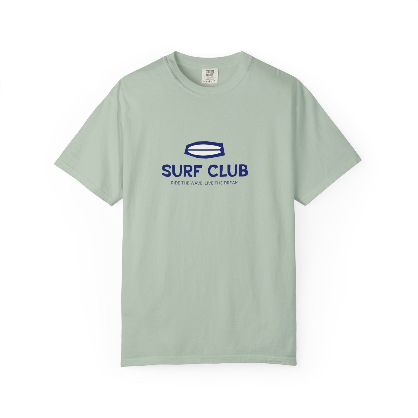 Surf Club Unisex Garment-Dyed T-shirt | Casual Beachwear, Summer Apparel, Surfing Gift, Vacation Outfit, Relaxed Fit