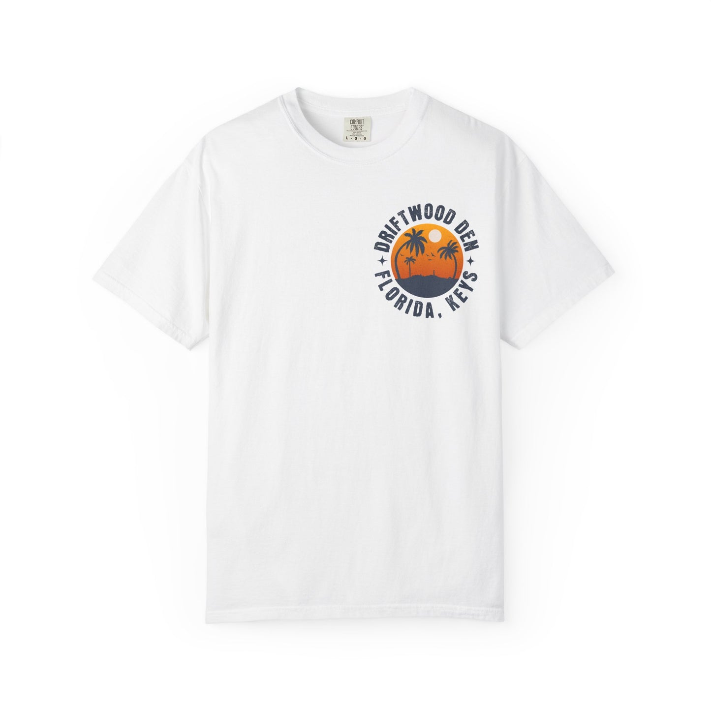 Driftwood Den Florida Keys T-Shirt, Beach Shirt, Summer Wear, Vacation Apparel, Gift for Travelers