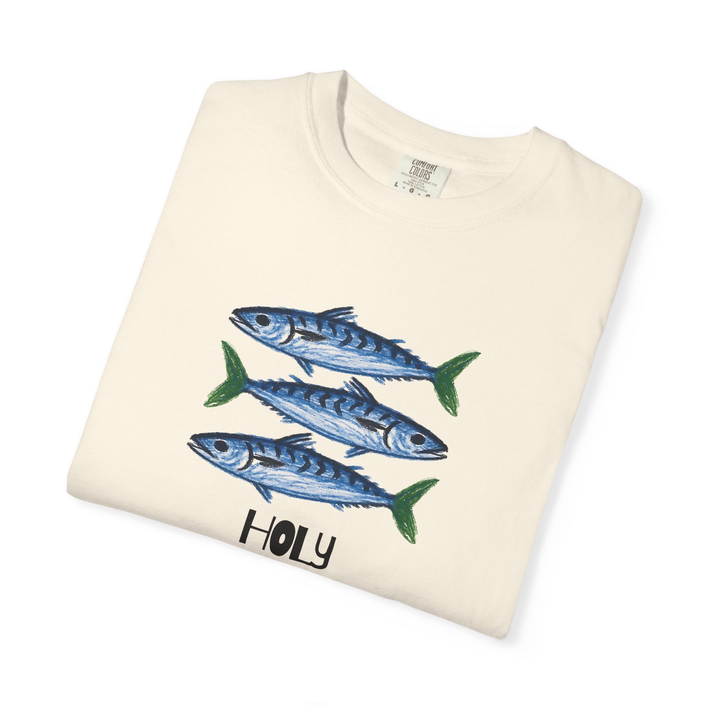 Holy Mackerel T-Shirt 100% Ring-Spun Garment-Dyed Cotton