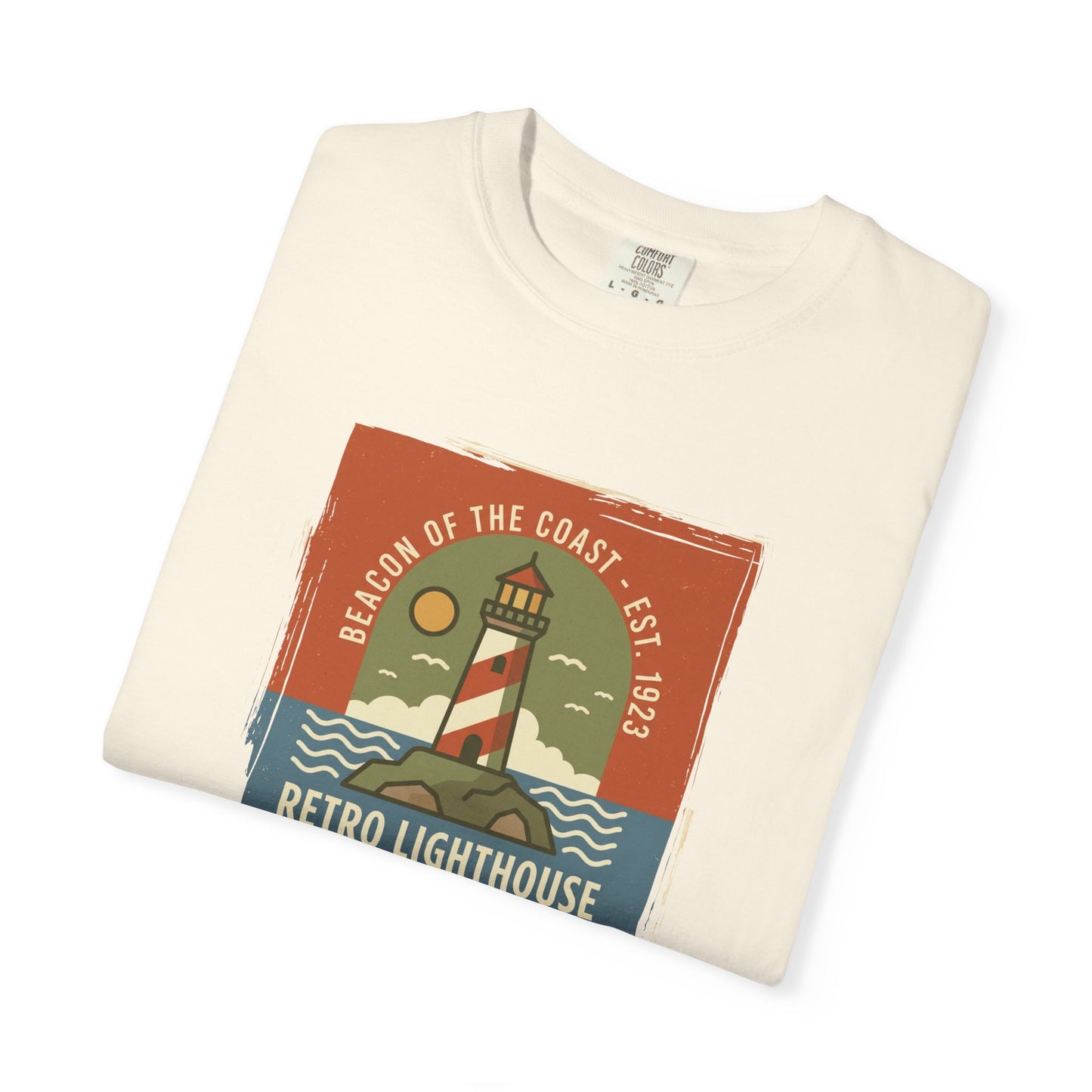Retro Lighthouse T‑Shirt - Seaside Vintage Coastal Graphic Tee