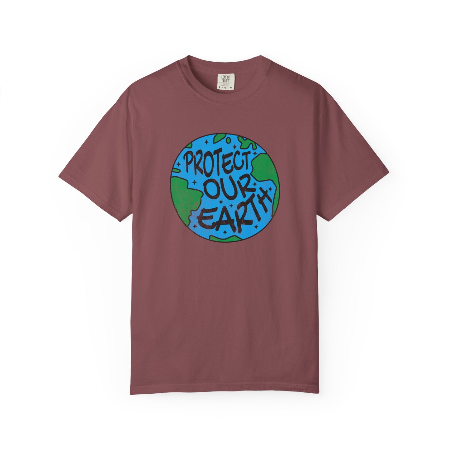Protect Our Earth T-Shirt, 100% Ring-Spun Garment-Dyed Cotton