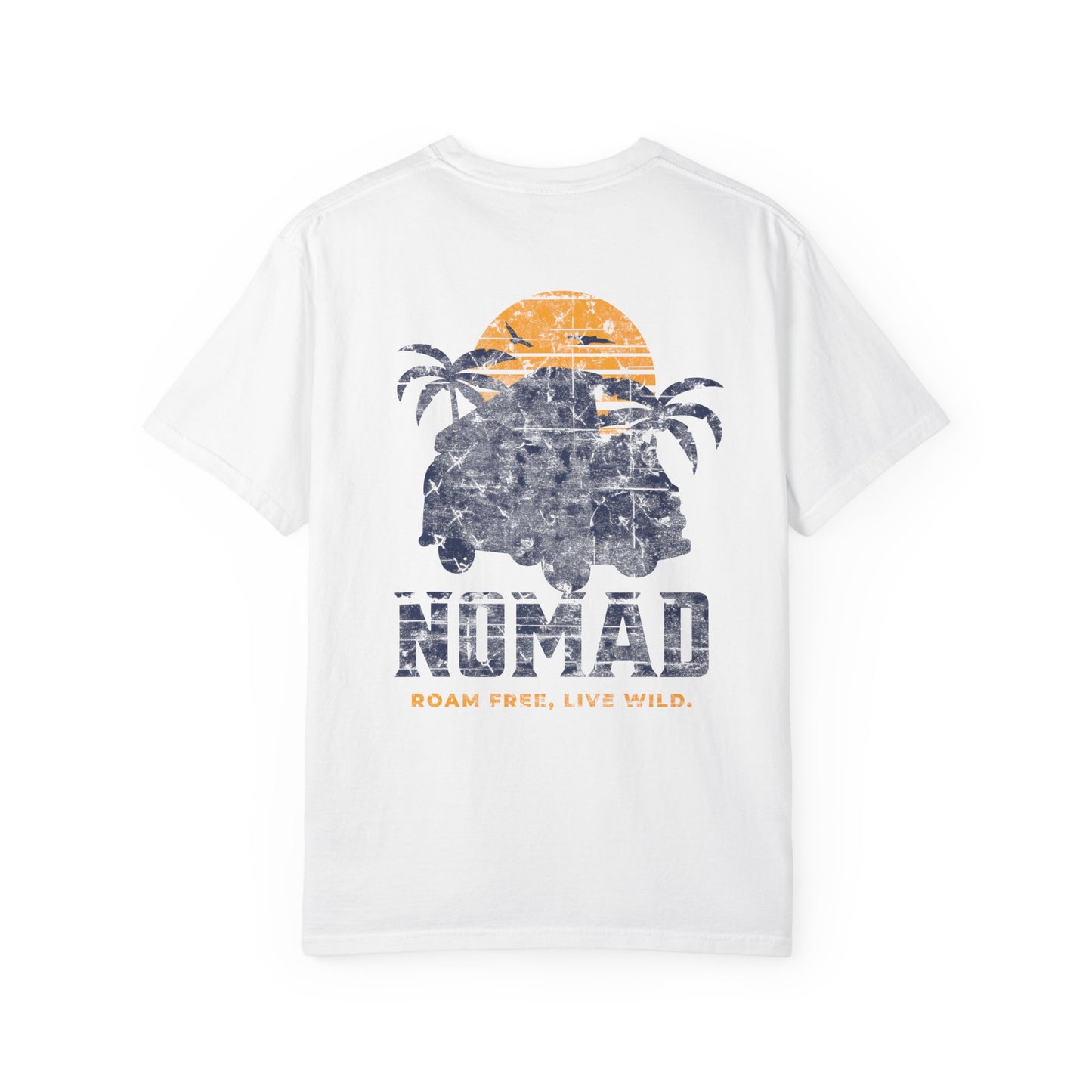 Nomad Adventure T-Shirt, Unisex Beach Tee, Perfect for Travel Lovers, Gifts for Explorers, Casual Summer Wear, Outdoor Activities