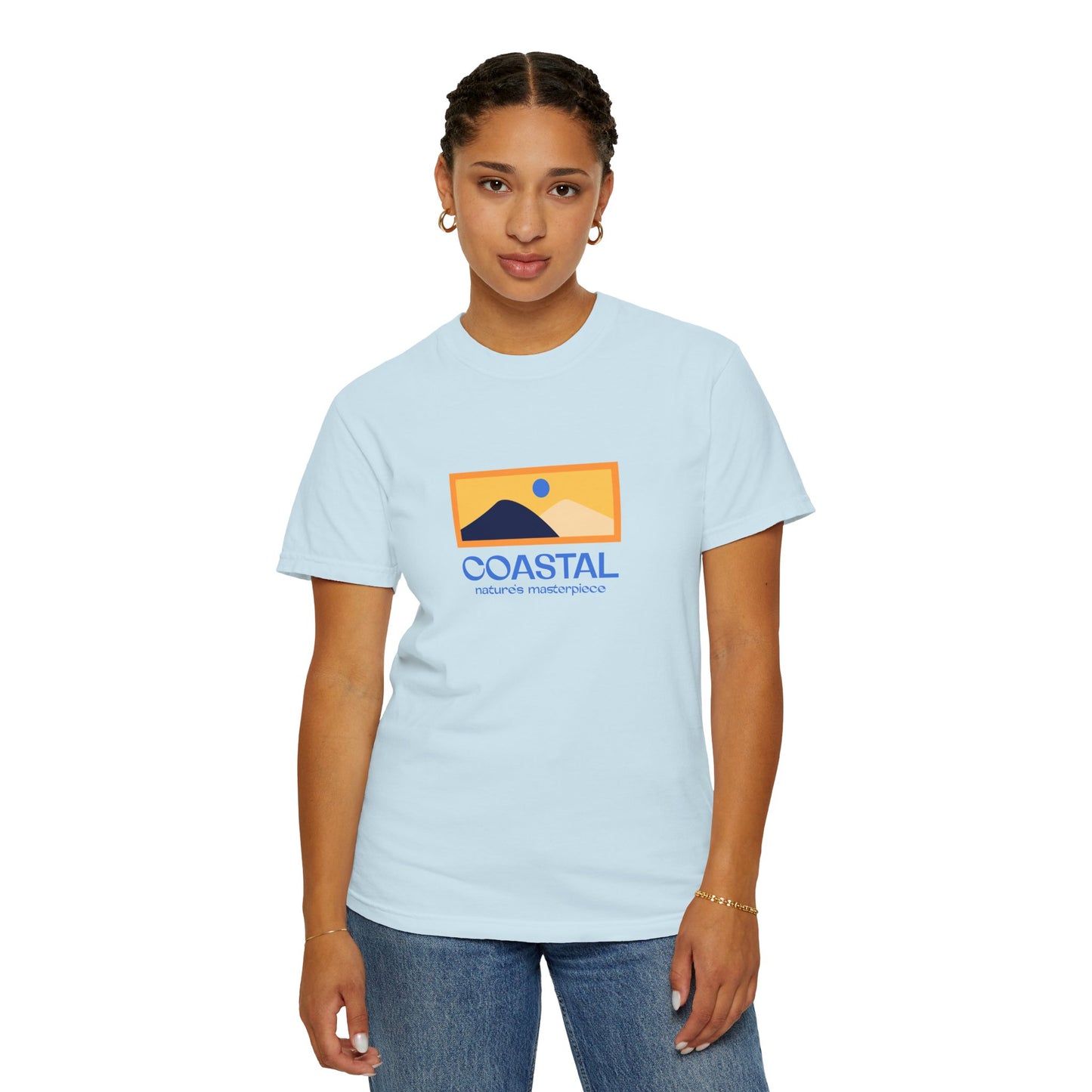 Coastal Nature Masterpiece T-Shirt, Beach Vibes Shirt, Summer Apparel, Gift for Nature Lovers, Casual Everyday Top