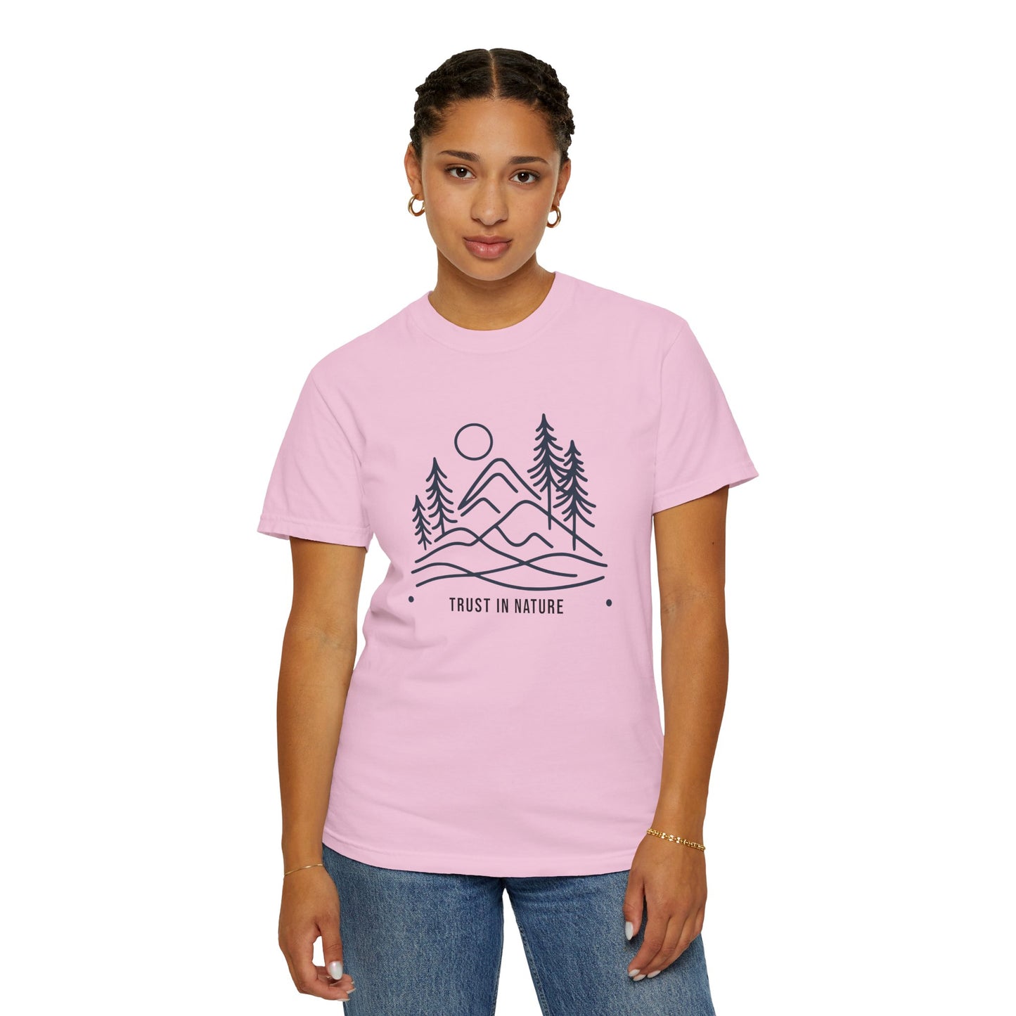 Nature Inspired Unisex T-Shirt, Trust in Nature Graphic Tee, Eco-Friendly Apparel, Outdoor Adventure Shirt, Gift for Nature Lovers