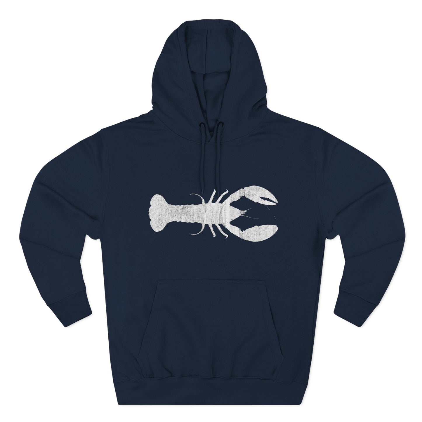 Lobster Fleece Hoodie - Cozy Pullover for Seafood Lovers, Casual Wear, Beach Days, Gift for Grill Masters, Maritime Style