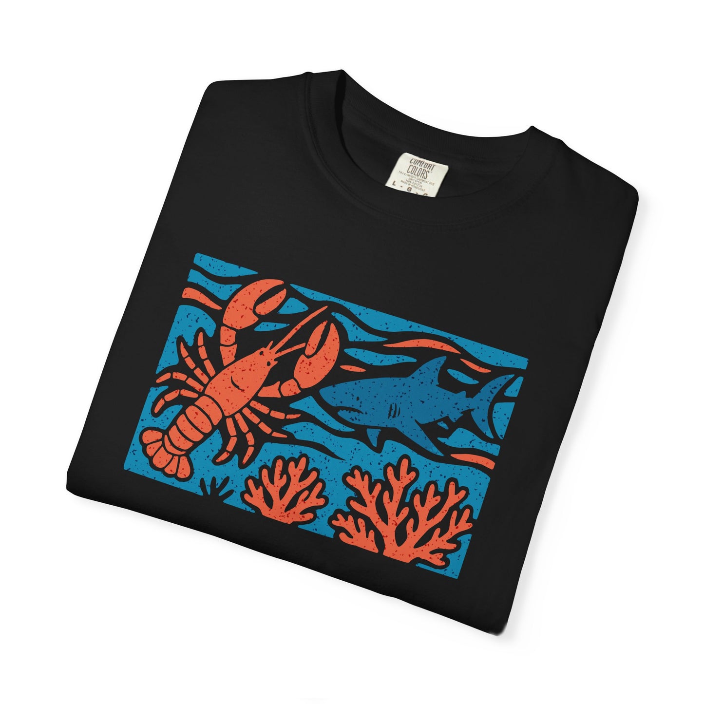 Ocean-Inspired Lobster T-Shirt - Unisex Casual Tee for Beach Lovers, Summer BBQ, Nautical Gift, Vintage Style